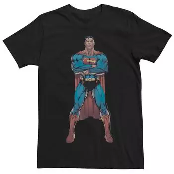 Мужская футболка с графическим рисунком DC Comics Superman Proud Pose Portrait Licensed Character