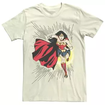 Мужская футболка с графическим рисунком DC FanDome Wonder Woman Action Shot Licensed Character