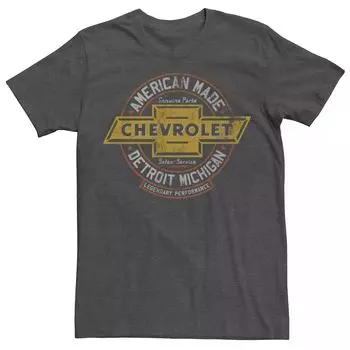Мужская футболка с графическим рисунком General Motors Chevrolet Legendary Performance американского производства Licensed Character