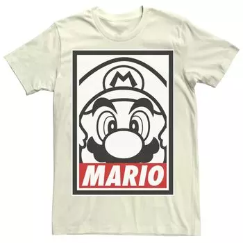 Мужская футболка с графическим рисунком и наклейкой в уличной одежде Nintendo Super Mario Licensed Character