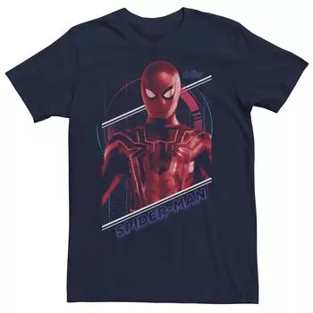 Мужская футболка с графическим рисунком Marvel Avengers Infinity War Spider-Man Tech Licensed Character