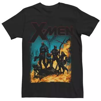 Мужская футболка с графическим рисунком Marvel X-Men Team Stand Licensed Character