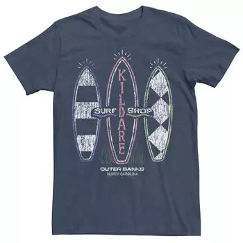Мужская футболка с графическим рисунком Outer Banks Kildare Surf Shop Licensed Character