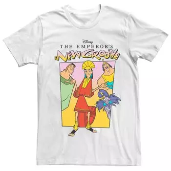 Мужская футболка с графическим рисунком The Emperor's New Grove Retro Group Licensed Character