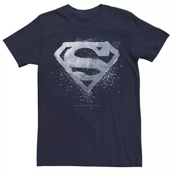 Мужская футболка с хромированным логотипом DC Fandome Superman Licensed Character
