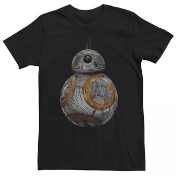 Мужская футболка с художественным наполнением Star Wars BB-8 Licensed Character
