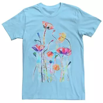 Мужская футболка с художественным рисунком и цветами Licensed Character, цвет Light Blue