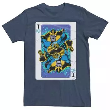 Мужская футболка с игральными картами «Танос» и комиксами Marvel Licensed Character