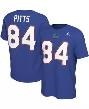 Мужская футболка с именем и номером выпускников Royal Florida Gators Kyle Pitts Jordan