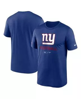 Мужская футболка с инфографикой Royal New York Giants Nike, синий