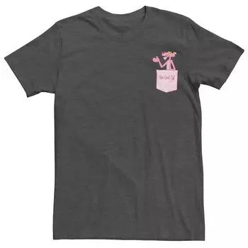 Мужская футболка с искусственным карманом The Pink Panther One Cool Cat Licensed Character