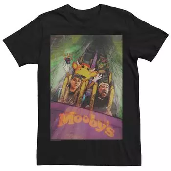 Мужская футболка с изображением американских горок Jay And Silent Bob Mooby's Licensed Character