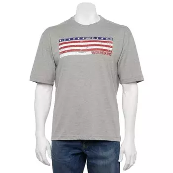 Мужская футболка с изображением американского флага Росомахи Wolverine