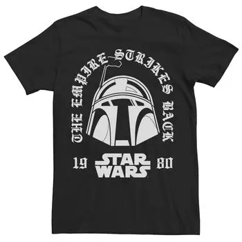 Мужская футболка с изображением английского шлема «Звездные войны» Star Wars, черный