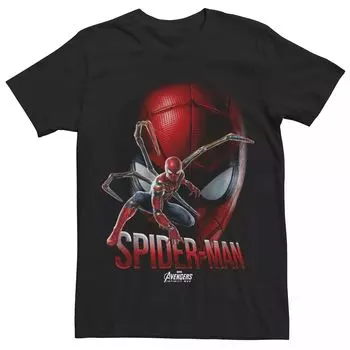 Мужская футболка с изображением Человека-паука и Мстителей Marvel Licensed Character