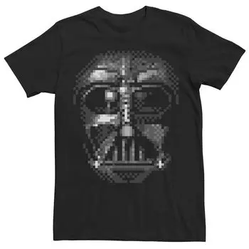 Мужская футболка с изображением Дарта Вейдера Pixel Face Star Wars