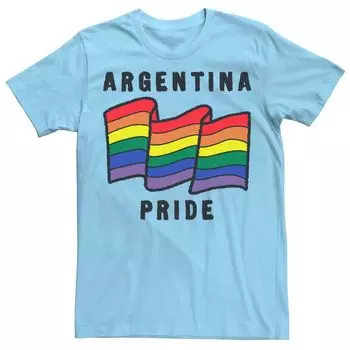 Мужская футболка с изображением флага Gonzales Argentina Pride Licensed Character