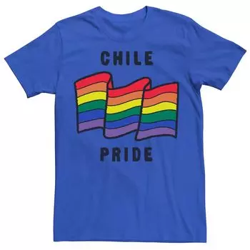 Мужская футболка с изображением флага Gonzales Chile Pride Licensed Character