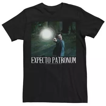 Мужская футболка с изображением Гарри Поттера Expecto Patronus Photo Real Licensed Character