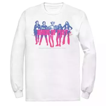 Мужская футболка с изображением хищных птиц синего оттенка Group Shot DC Comics