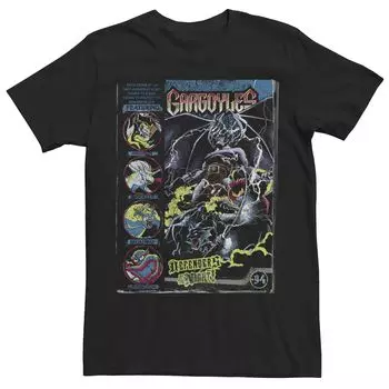 Мужская футболка с изображением комиксов Gargoyles Defenders Of The Night Licensed Character