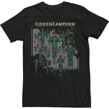 Мужская футболка с изображением комиксов Green Lantern Lanterns Of The Corps Licensed Character