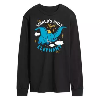 Мужская футболка с изображением летающего слона Disney's Dumbo Licensed Character