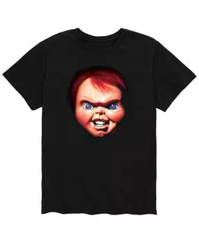 Мужская футболка с изображением лица чаки AIRWAVES, черный