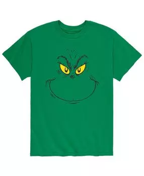 Мужская футболка с изображением лица доктора сьюза и гринча AIRWAVES, зеленый