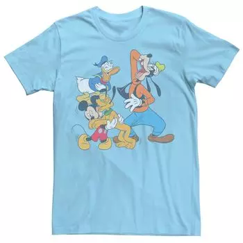 Мужская футболка с изображением Микки Мауса и друзей Диснея Licensed Character