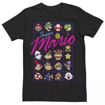 Мужская футболка с изображением персонажа Nintendo Super Mario Licensed Character