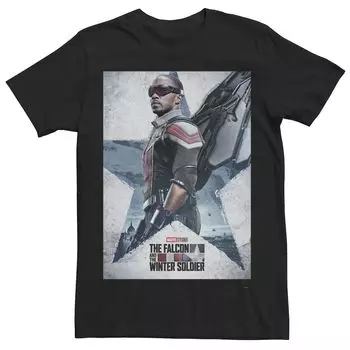Мужская футболка с изображением персонажа-сокола Marvel Falcon и The Winter Soldier Falcon Licensed Character