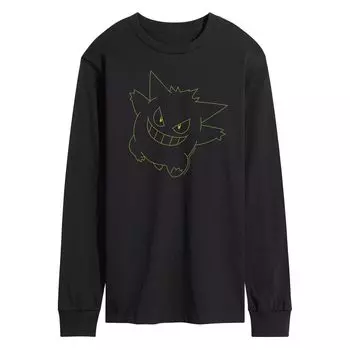 Мужская футболка с изображением покемона Gengar Licensed Character