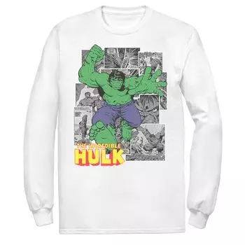 Мужская футболка с изображением портрета и портрета в виде комиксов Marvel Avengers The Incredible Hulk