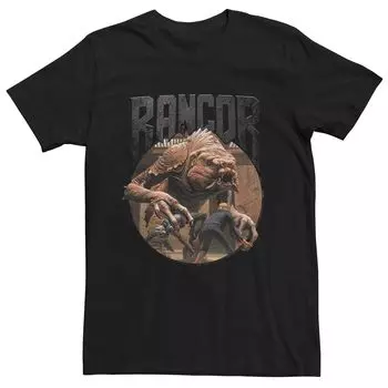 Мужская футболка с изображением портрета и значка Rancor Star Wars Licensed Character