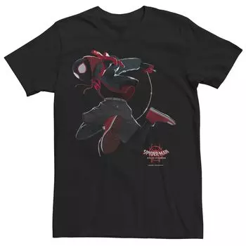 Мужская футболка с изображением портрета Майлза Моралеса Spiderverse Marvel