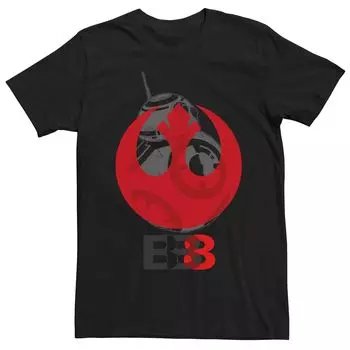Мужская футболка с изображением повстанцев Star Wars BB-8 Licensed Character