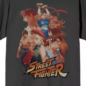 Мужская футболка с изображением Street Fighter Licensed Character