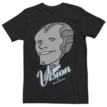 Мужская футболка с изображением улыбающегося персонажа Marvel WandaVision Licensed Character
