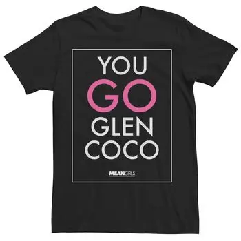 Мужская футболка с каймой «Дрянные девчонки» You Go Glen Coco Licensed Character