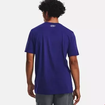 Мужская футболка с камуфляжной полоской на груди Under Armour, синий