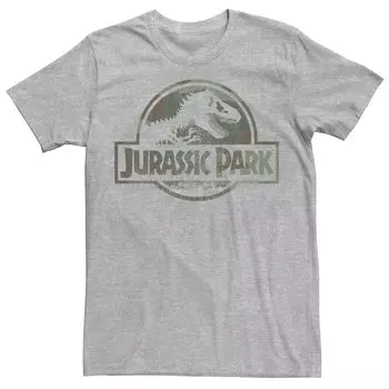 Мужская футболка с камуфляжным логотипом «Парк Юрского периода» Fossil Licensed Character