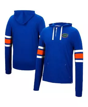 Мужская футболка с капюшоном и длинными рукавами royal florida gators lebowski Colosseum