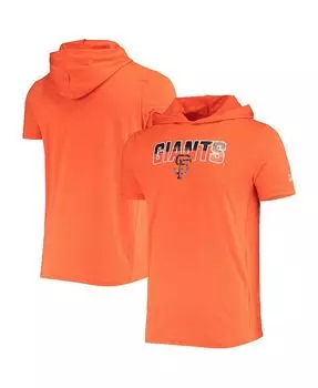 Мужская футболка с капюшоном оранжевого цвета San Francisco Giants New Era, оранжевый