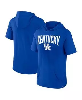 Мужская футболка с капюшоном с логотипом Royal Kentucky Wildcats Outline Lower Arch Fanatics, синий