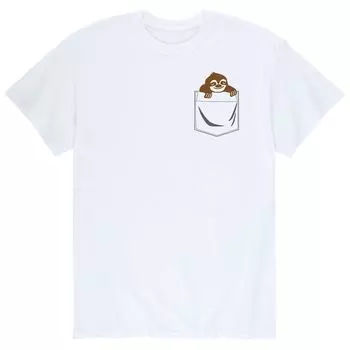 Мужская футболка с карманами ленивца Licensed Character