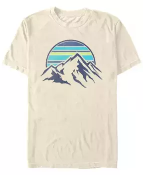 Мужская футболка с карманом Mount Range короткого рукава Fifth Sun, коричневый/бежевый