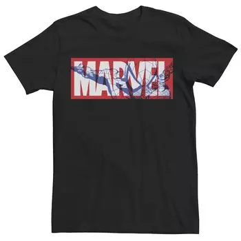Мужская футболка с классическим логотипом Marvel Spider-Man Licensed Character