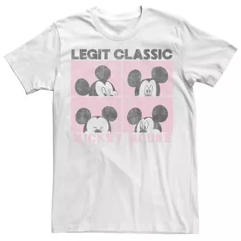 Мужская футболка с классическими вставками «Микки и друзья Микки Маус» Legit Disney