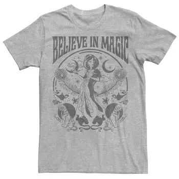 Мужская футболка с коллажем Disney Aladdin Jasmine Believe In Magic Licensed Character